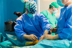 orthopedic surgeons Medical team operating a surgery